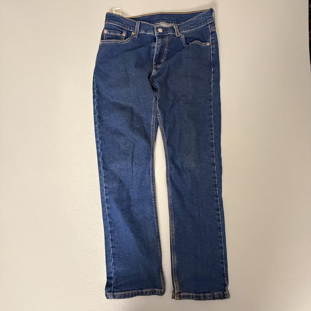 Levi's 502 Regular Taper Jeans Men's W30 L30 Dark Wash Blue Denim